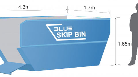 Skip Bins - Blue Skip Bin